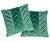 Early 21st Century Contemporary Schumacher X Timothy Corrigan Florentine Velvet Pillow in Emerald For Sale - Image 5 of 7