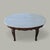Vintage Faux Travertine-Top Coffee Table With Cabriole Legs, Marble For Sale - Image 12 of 15