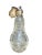 19th century Dutch crystal and 14 karat gold scent- or perfume bottle A 14 carat gold scent or perfume bottle with a...