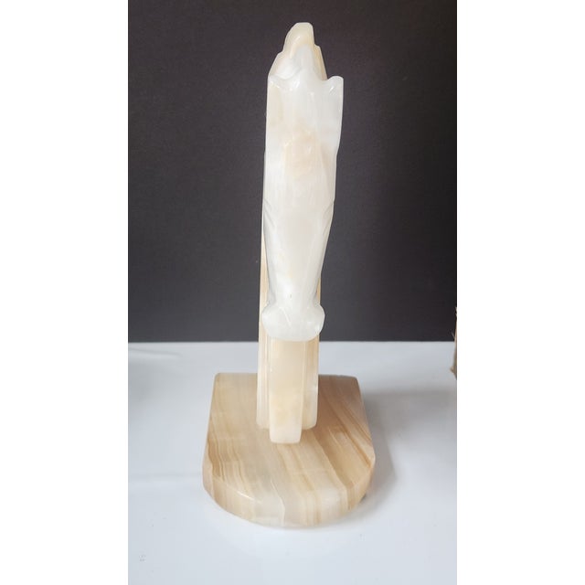 Mexican 1960s Mid-Century Mexican Banded Onyx Horse Head Bookends – Western Ranch Decor (Pair) For Sale - Image 3 of 17
