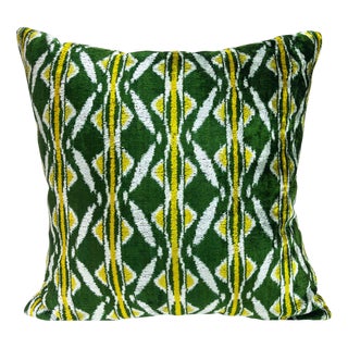 Velvet Silk Cushion Cover with Bohemian Design, 2000s For Sale