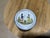 French Vintage French Hb Henriot Quimper Faience Shell Dish & Matching Massilly Tin Set For Sale - Image 3 of 13