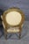 Metal Pair Louis XVI Gilt Frame Upholstered Armchairs For Sale - Image 7 of 12