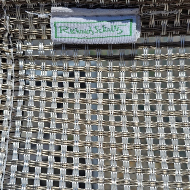 Metal Set of Six Richard Schultz 1966 Collection Dining Armchairs For Sale - Image 7 of 7