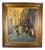 J. Van Campenhout, Rue Quincampoix, Parisian Street Scene, 1950s, Oil on Canvas, Framed For Sale