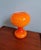 Space Age Table Lamp in Orange Glass, Belgium, 1960s For Sale - Image 3 of 13