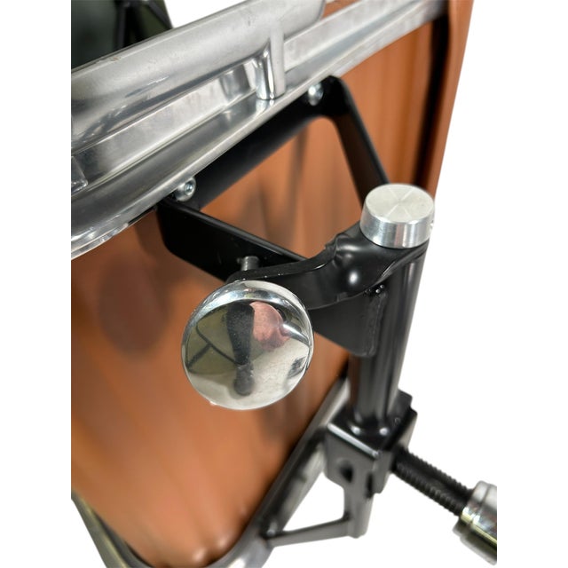 Camel Herman Miller Eames Aluminum Group Office Chair in Caramel Leather For Sale - Image 8 of 8