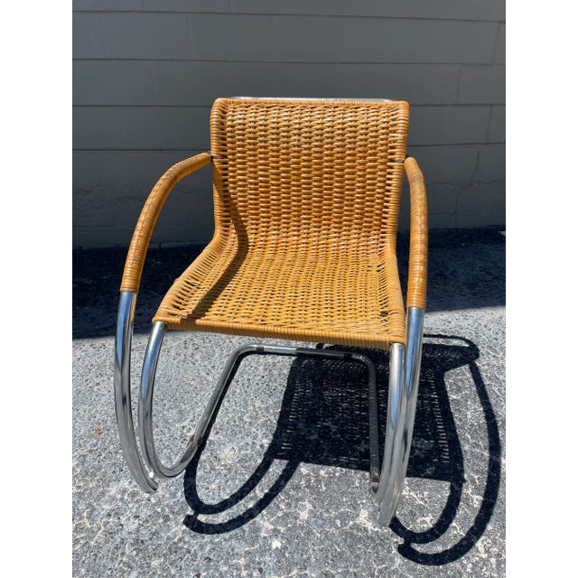 Sand Lilly Reich & Ludwig Mies Van Der Rohe Mr20 Armchair For Sale - Image 8 of 8