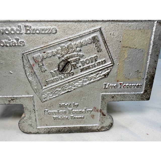 Rare Antique 1930's Westwood Bronze Memorial College Building Still Coin Bank For Sale - Image 13 of 13