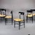 Italian Black Lacquered Chairs, 1950s, Set of 6 For Sale - Image 9 of 9