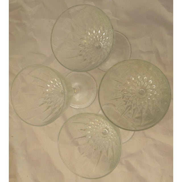 Vintage Retro French Wine Glass Set Chairish