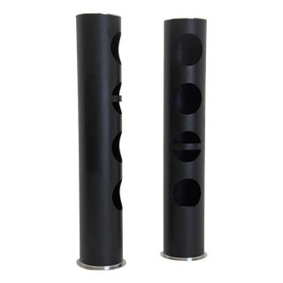 Space Age Bookcase in Black attributed to Arch Saccardo For Sale