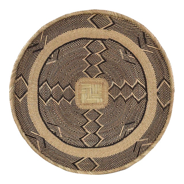 Early 20th Century Tonga Binga Basket 22 Inch For Sale