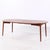 Mid-Century Modern Peter Hvidt Style Mid Century Danish Teak Expanding Dining Table With 2 Leaves For Sale - Image 3 of 12