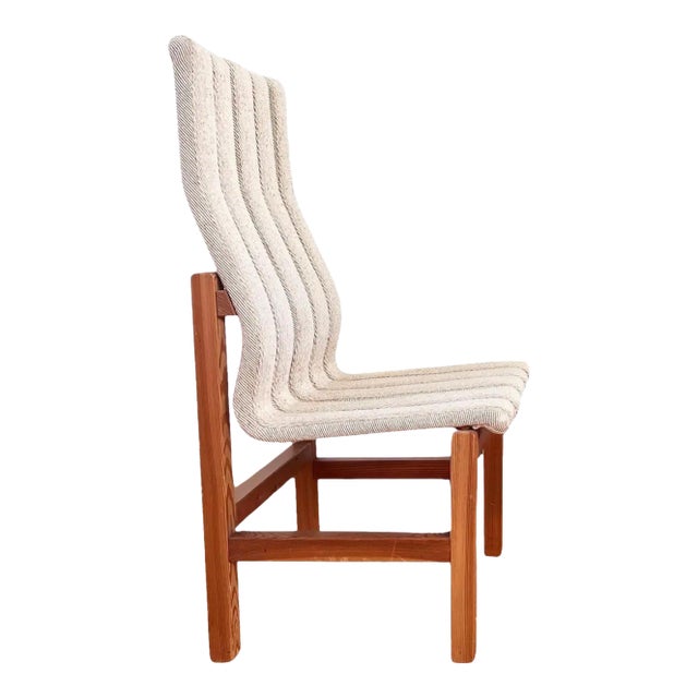 Jan Ekselius Style Postmodern Scandinavian Accent / Lounge Chair, 1970s For Sale