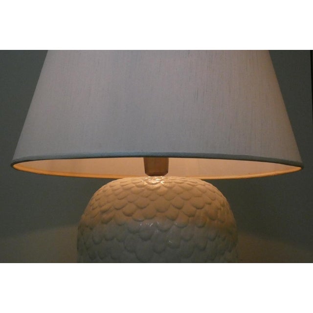 Ceramic Pinecone Table Lamp by Tommaso Barbi, Italy, 1970s For Sale - Image 11 of 15