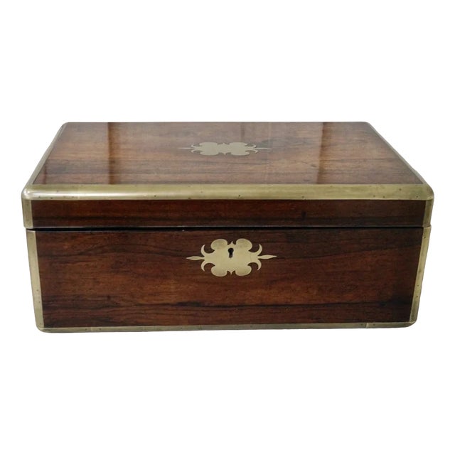 Large Antique Middleton Writing Slope, 1820 For Sale