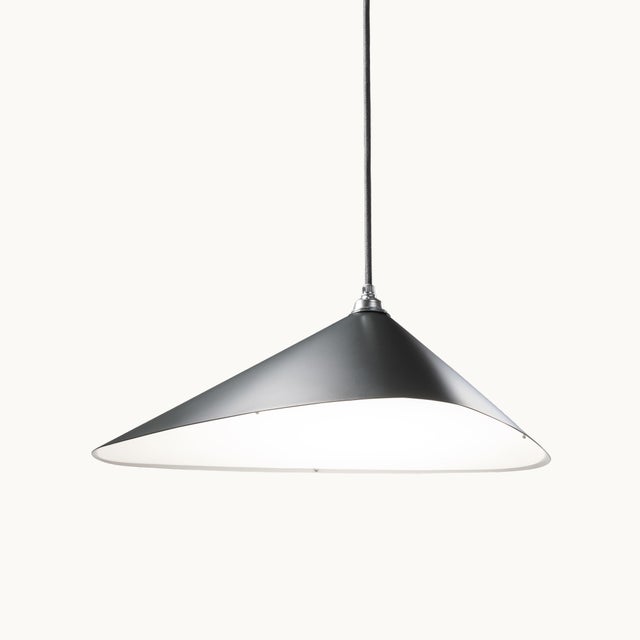 Emily I Pendant Light in Anthracite Semi-Matte by Daniel Becker for Moss Objects For Sale - Image 6 of 8