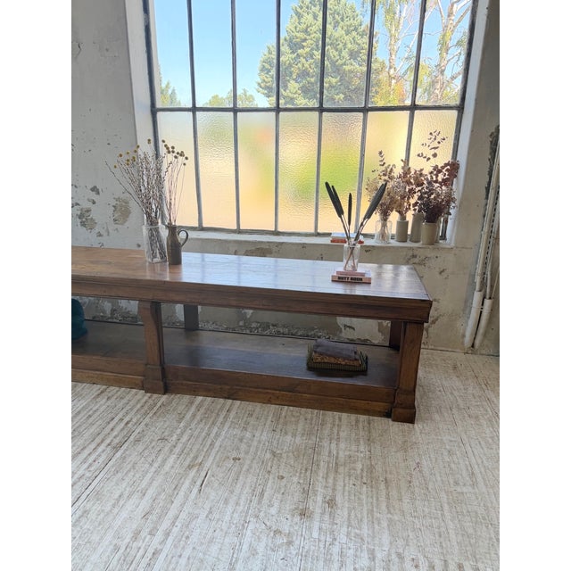 Glovemakers Drapers Table in Oak, 1900 For Sale - Image 6 of 18