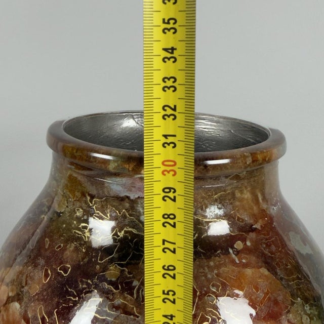 Artistic Glass Vase by Jean Noël Bouillet, 1980s For Sale - Image 14 of 15