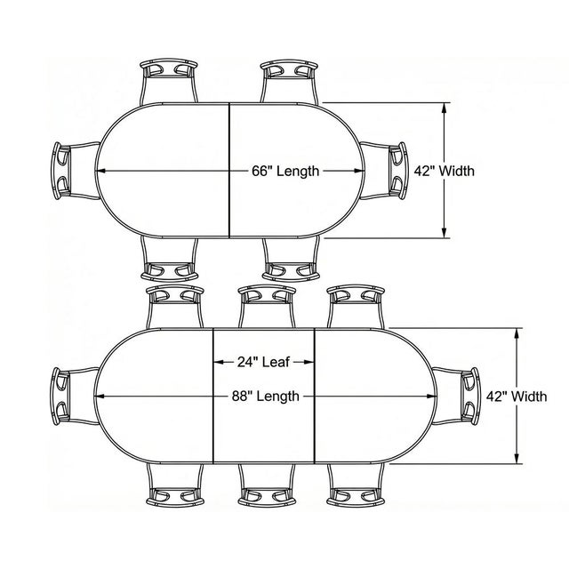 Modern Extending Dining Table For Sale - Image 10 of 10