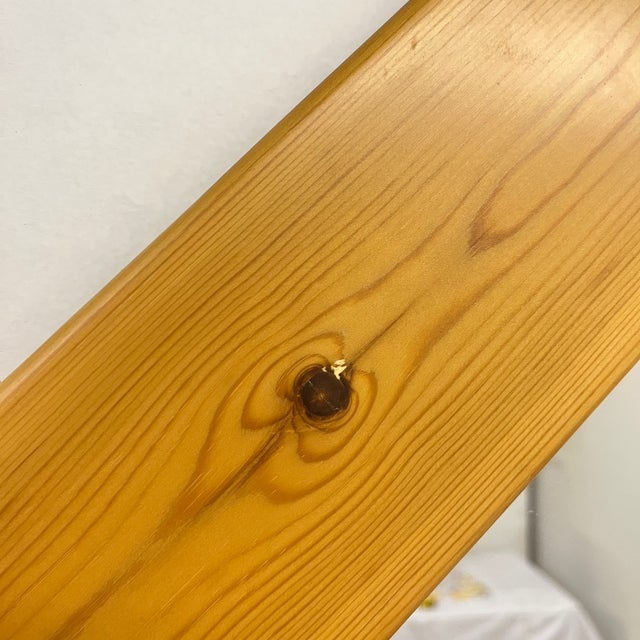 Large Scandinavian Style Octagonal Mirror in Pine, 1980s For Sale - Image 15 of 17