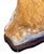 Large Natural Citrine Quartz Crystal Specimen on Wooden Base-Brazil 20th Century For Sale - Image 4 of 10
