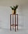 Danish Style Modern Teak Plant Stand Two Tier Smoked Glass For Sale - Image 14 of 14