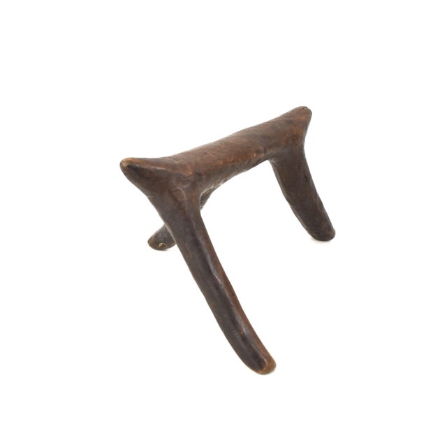 Early 20th Century Dinka Wood Headrest Central Africa For Sale In Denver - Image 6 of 6