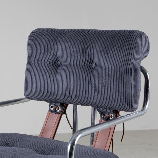 Brown Tucroma Chairs attributed to Guido Faleschini, 1970s, Set of 6 For Sale - Image 8 of 13