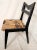 Mid-Century Funky Art Deco Black Painted Decorative Side Chair For Sale - Image 4 of 12