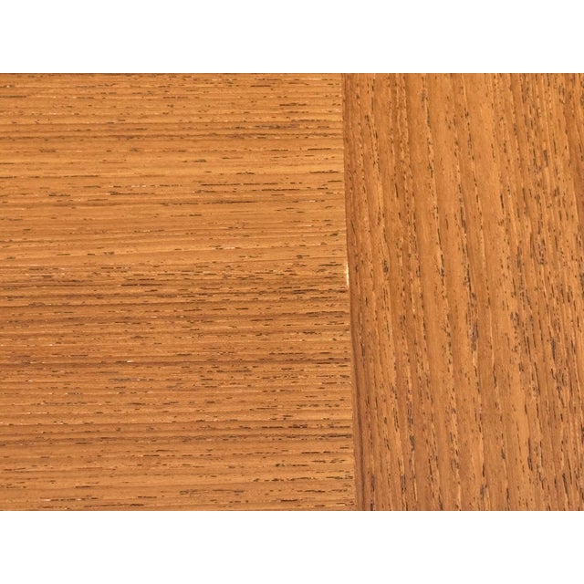 Danish Modern Teak Extendable Dining Table With Two Leaves, Made in Denmark For Sale - Image 4 of 12