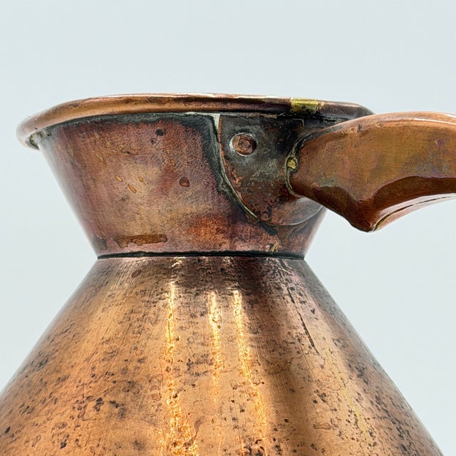 Late 19th Century Antique 1898 British Government "Gold Coast" Victorian Copper Haystack Ale Jug For Sale - Image 5 of 9