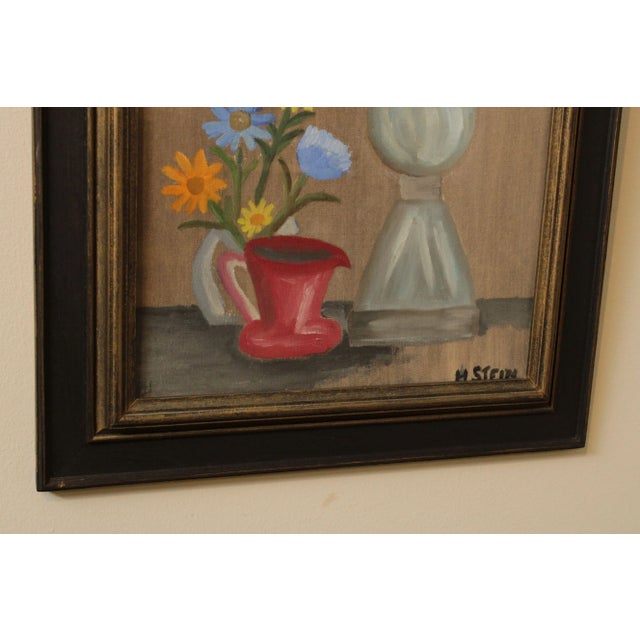20th Century Still Life Oil Painting, Signed 'H. Stein' For Sale - Image 9 of 13