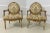 Pair Karges Louis XVI Style Fauteuil Open Armchairs For Sale - Image 13 of 13