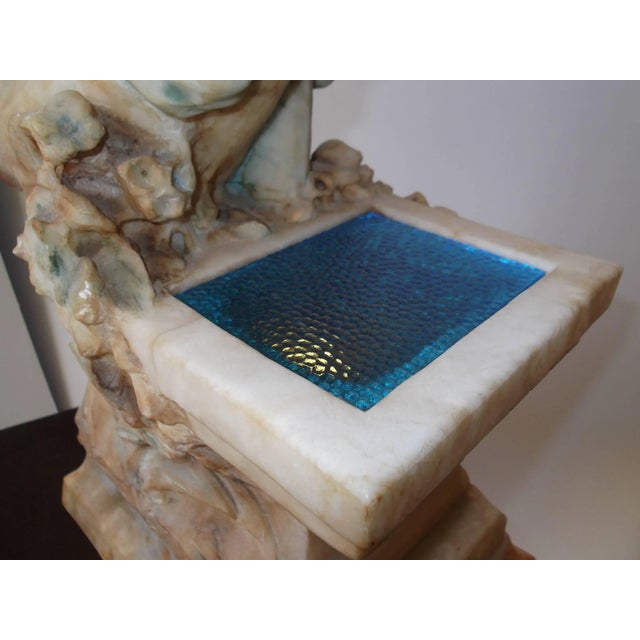 Italian Art Nouveau Nude Lady Fountain Sculpture by Del Lungo For Sale - Image 10 of 11