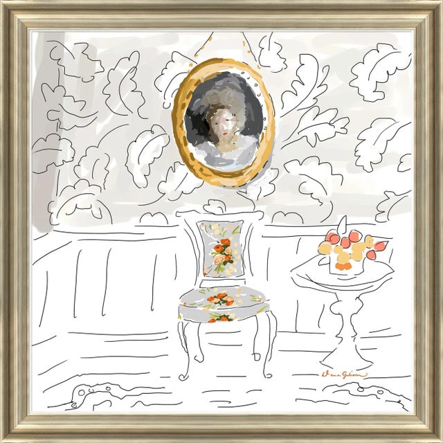 Contemporary Wolf Hall By Dana Gibson, Framed Art Print For Sale - Image 3 of 3