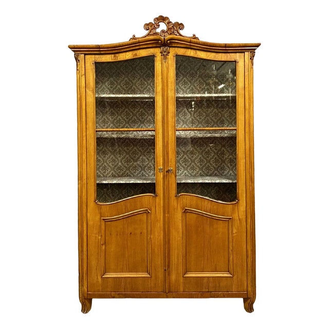 Amtique Louis XV Library Cabinet For Sale