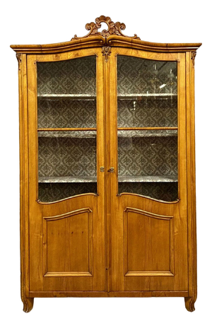 Amtique Louis XV Library Cabinet