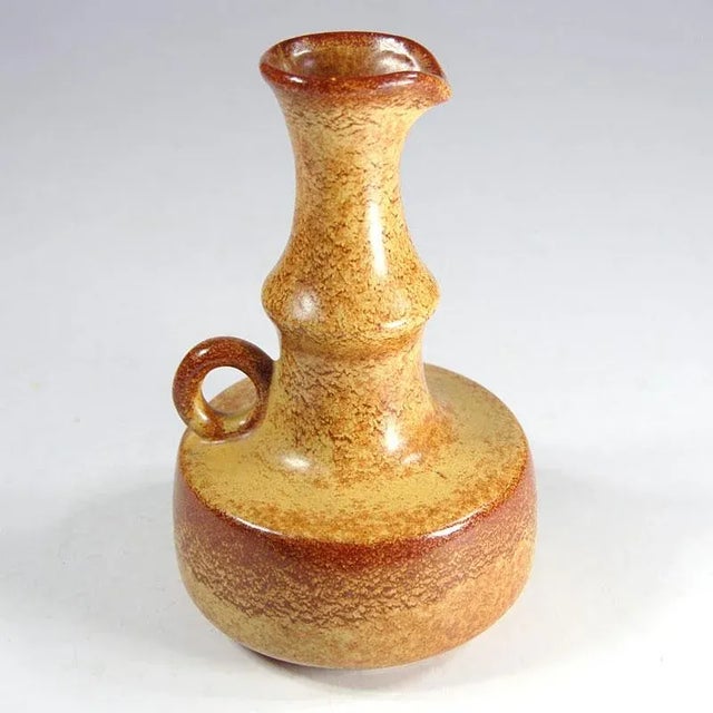 Mid-Century Modern Italian Vase in Glazed Ceramic from Bertoncello, 1960s For Sale - Image 3 of 9