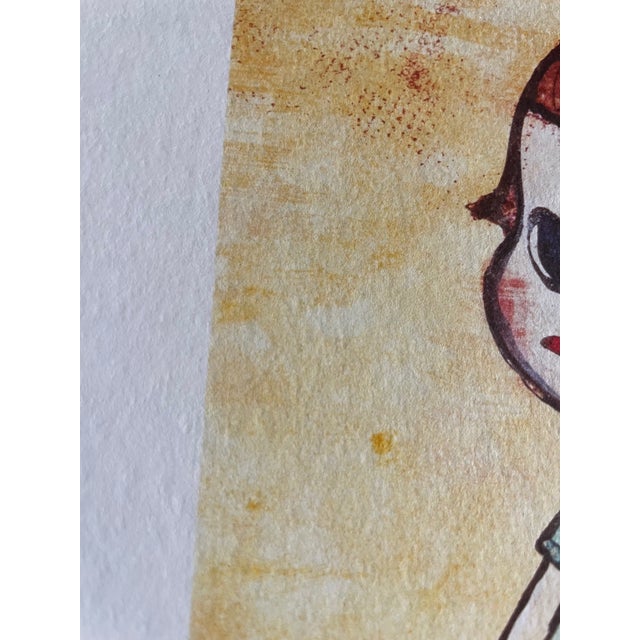Beige Yoshimoto Nara, Mädchen Mit Den Winkerflaggen, 1996, Copyright Yoshimoto Nara 2002, Printed in Germany For Sale - Image 8 of 13