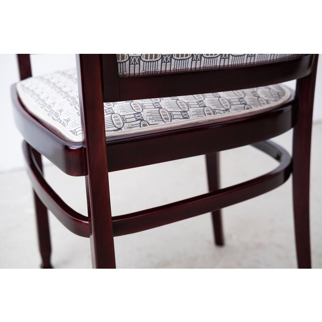 Blue Secessionist Seating Group by Gustav Siegel for Jacob & Josef Kohn, Vienna, 1902, Set of 3 For Sale - Image 8 of 18