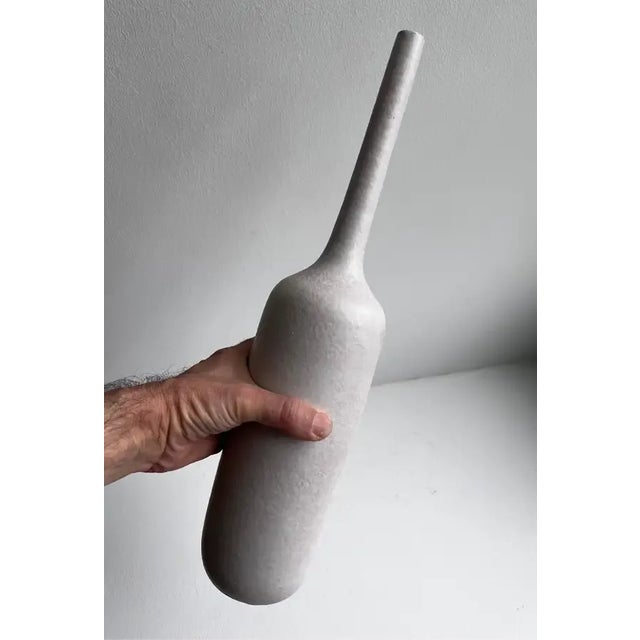 Tall Italian Raymor Bitossi Ceramic Bottle marked 1530 Italy, circa 1950, attr. to Bitossi for Raymor great color and...