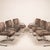 1970s Italian Astro Chrome and Taupe Suede Armchairs by Guido Faleschini for I4 Mariani, 1979, Set of 6 For Sale - Image 5 of 18
