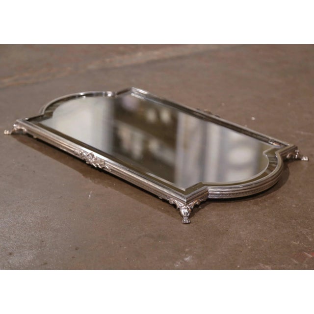 Decorate a dining table with this elegant antique "Surtout de Table". Crafted in France circa 1860, and rectangular in...