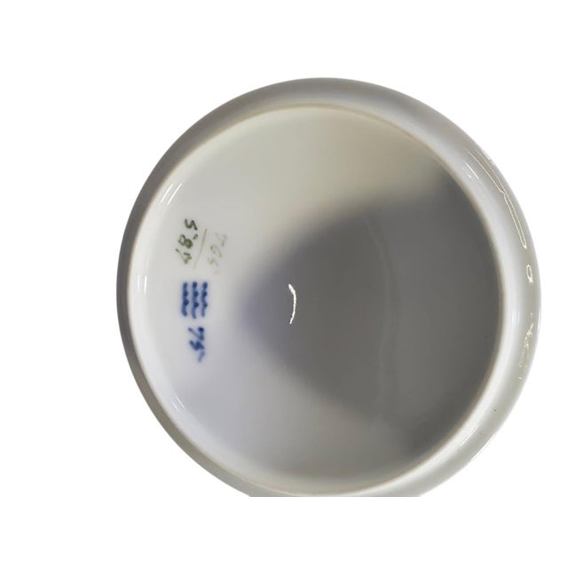 Exquisite hand-painted royal copenhagen porcelain bowl from denmark, circa 1960-1970. royal copenhagen, founded in 1775,...