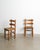 Mid-Century Swedish Wooden Sandhamn Dining Chairs by Axel Einar Hjorth for Nordiska Kompaniet, 1930s, Set of 2 For Sale - Image 3 of 9