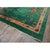 1920s Antique Large Room Size Chinese Hand Knotted Pile Green Field Art Deco Rug For Sale - Image 4 of 6