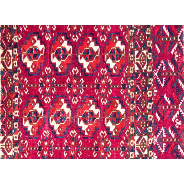 Early 20th Century Persian Turkmen Teke Rug For Sale - Image 12 of 14