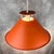 Red Vintage Orange Hanging Lamps from Nordisk Solar, 1980s, Set of 2 For Sale - Image 8 of 11